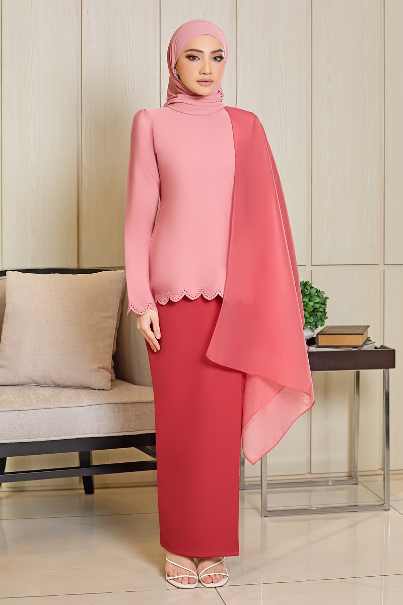 ALAYAH KURUNG IN DUSTY ROSE