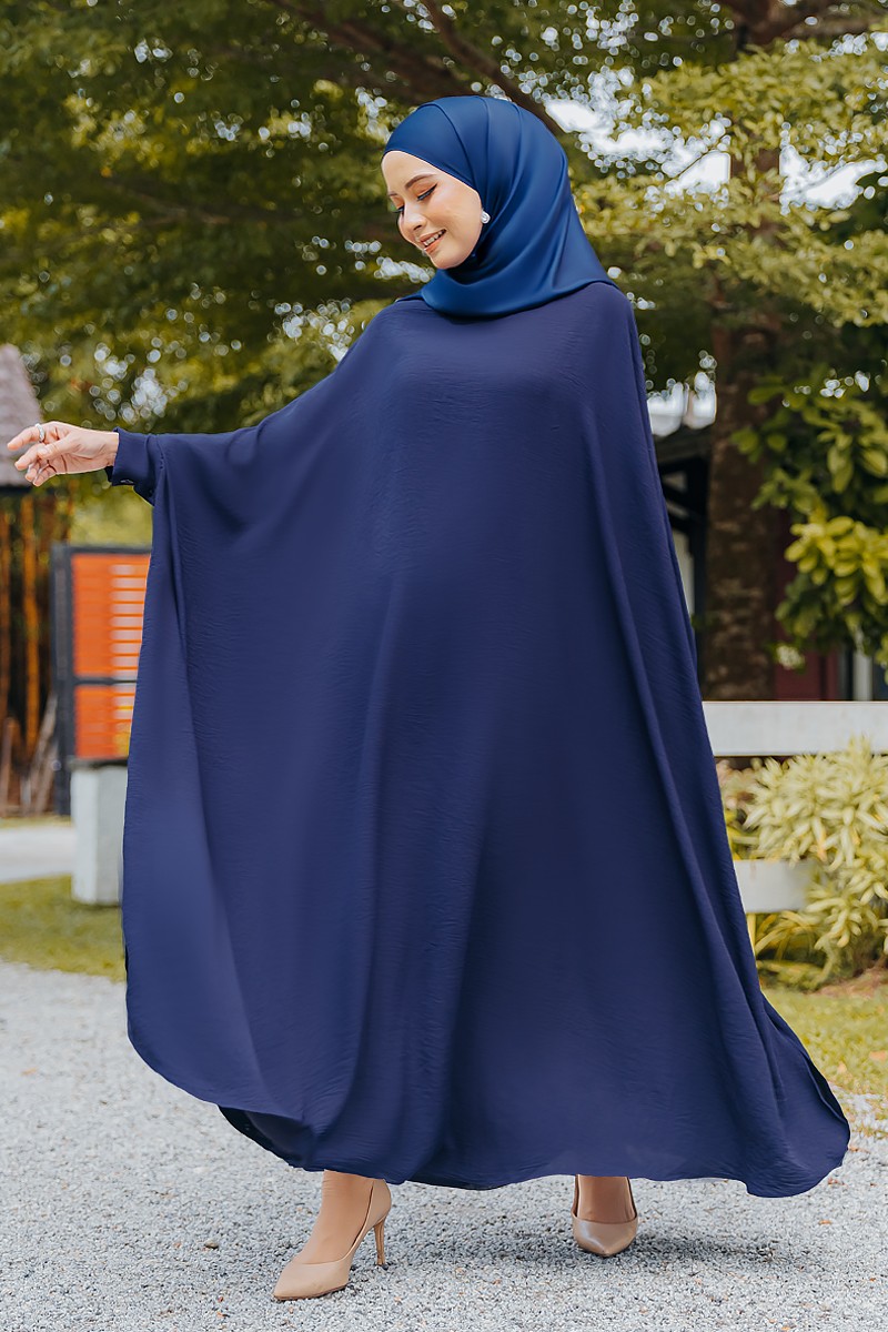 DARELLA CAFTAN IN NAVY BLUE